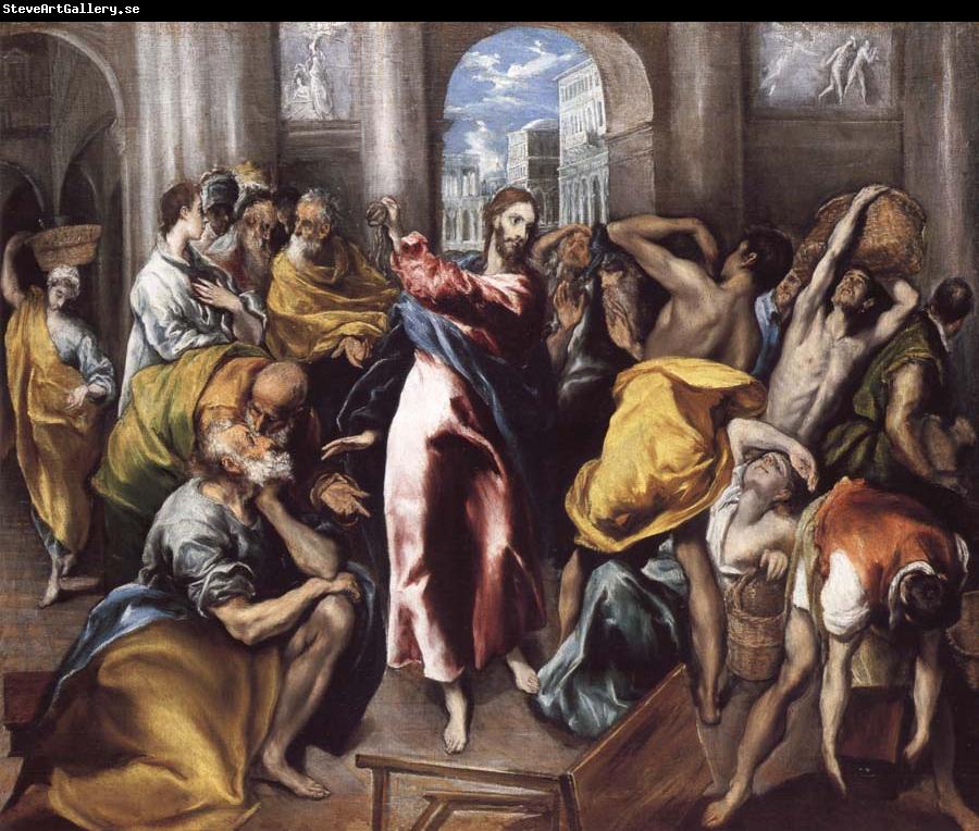 El Greco Christ Driving the Traders from the Temple